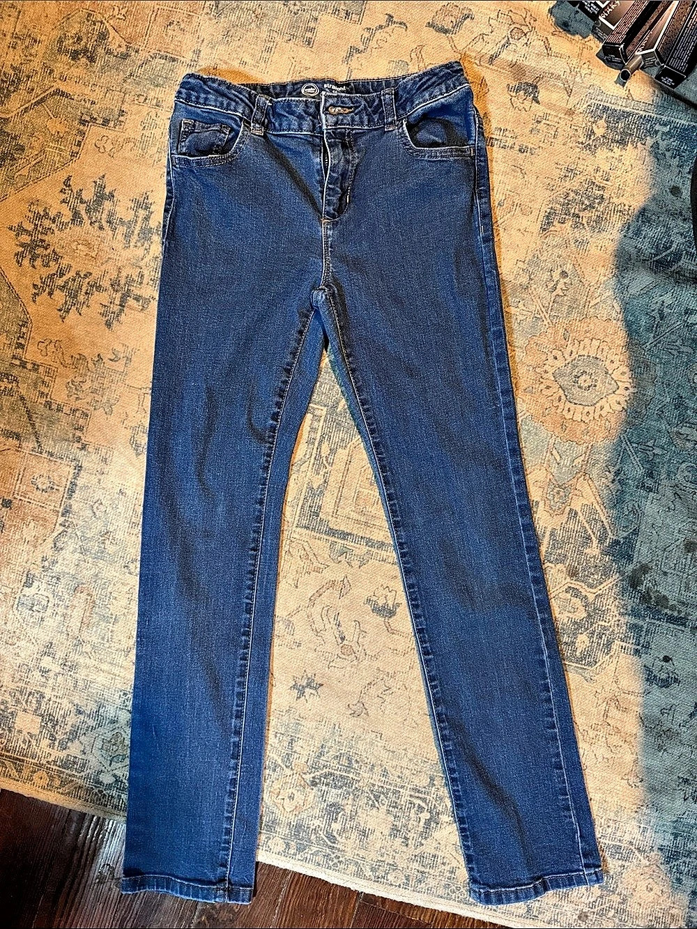 Wonder Nation Straight Leg Jeans Blue Waist 14